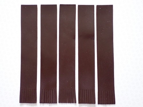 Brown leather blank - 5,