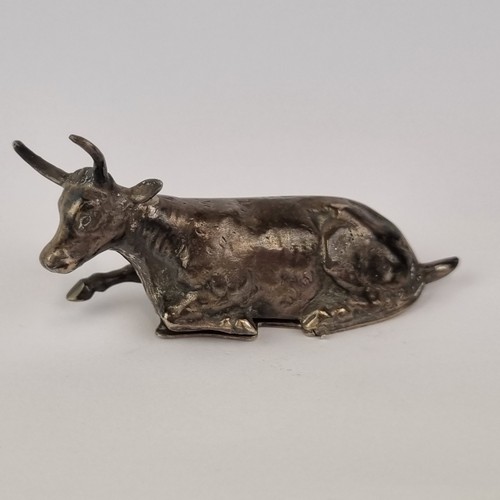 Antique solid silver - silver, snuff
