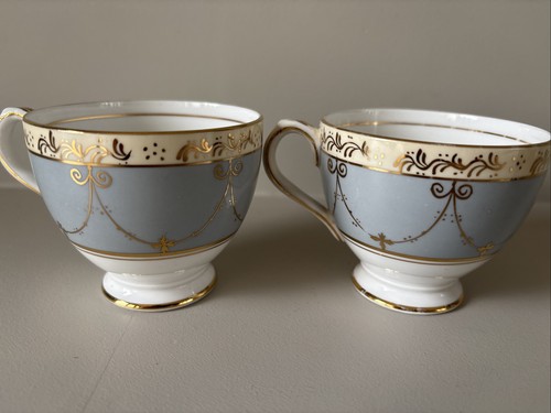 Grosvenor bone china tea cups - tea,