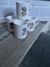 4x  ROYAL DOULTON STUDIO SHORE PEBBLE COFFEE TEA MUG MUGS NEW CONDITION