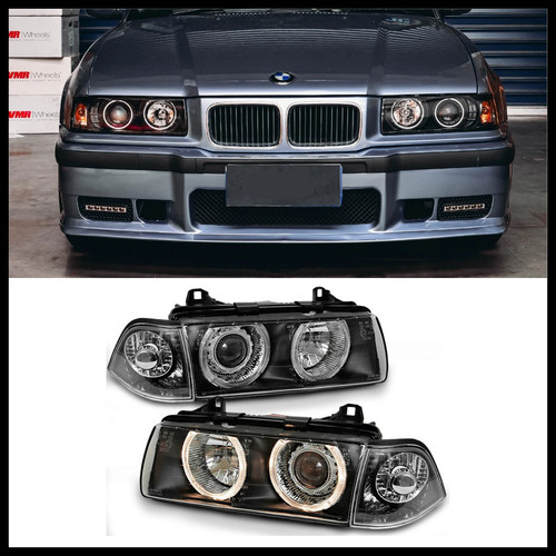 Bmw e36 black - e36, eye