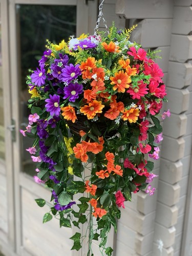 Colourful artificial garden - artificial,