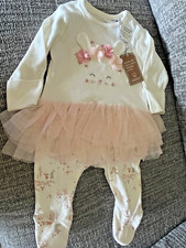 Mothercare Cream Pink Bunny