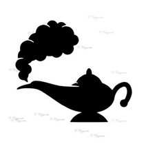 Genie Lamp Aladdin Vinyl Decal