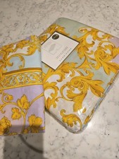 Zara Home Rare Versace Style Flat Sheet 100% Cotton New free pillowcases