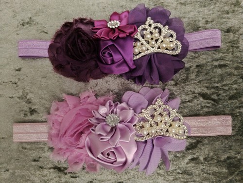 Baby christening headband - baby,