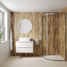 Shower Wall Panels 2.4x1m with Minor Damage - PVC, 10mm Thick Cladding Boards