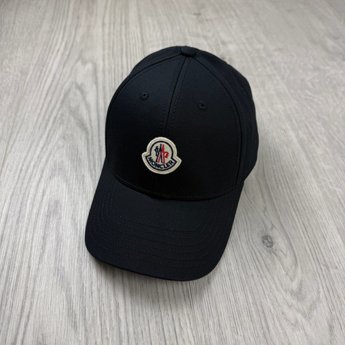 Moncler baseball cap black - moncler,