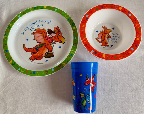 Zog the dragon melamine - , plate