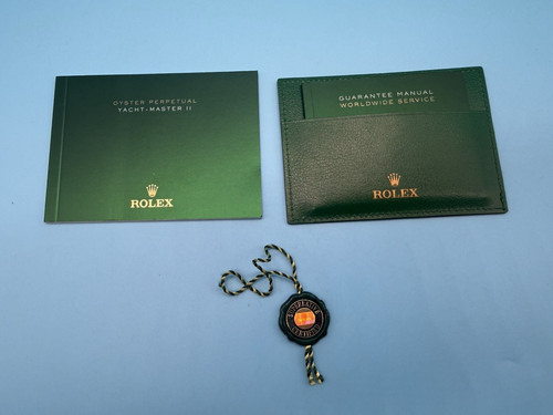 Rolex yacht master booklet - rolex, ii
