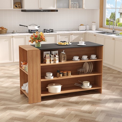 Kitchen island storage - kitchen,