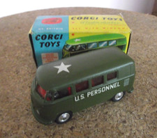 Original Vintage Corgi Toys 356 Volkswagen U.S. Personnel Carrier - Mint & Boxed