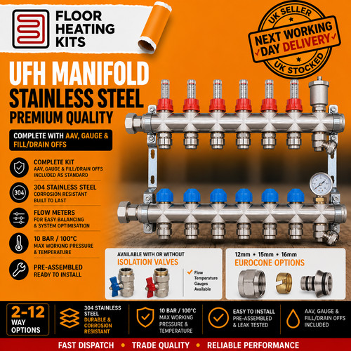Underfloor heating manifold - underfloor, 2