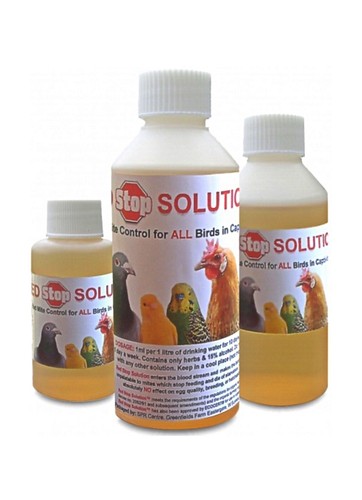 Red stop solution for - solution, drinking