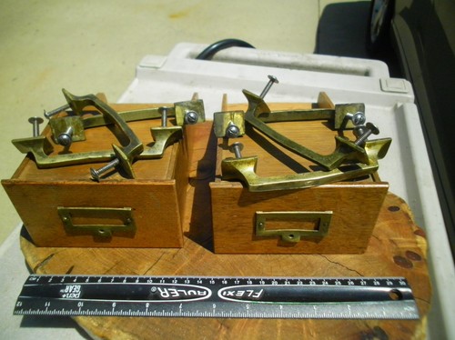 Original antique oak roll - , top
