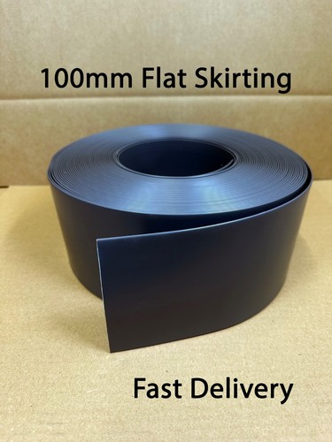 Black flat skirting board - skirting,