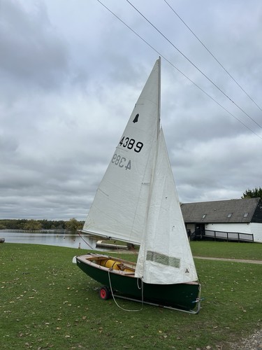 Gp14 sailing dingy trolley and - gp14,