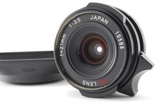 Black [B V.Good] RICOH GR 21mm f/3.5 Lens for Leica L39 Screw From JAPAN 9628