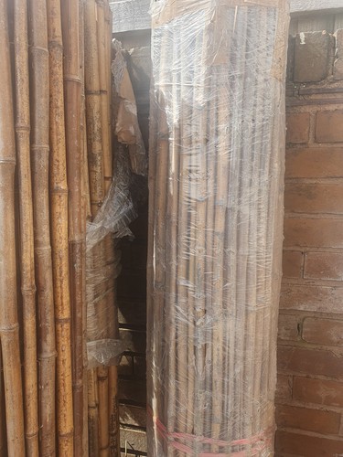 Natural slatted fence - natural, panels