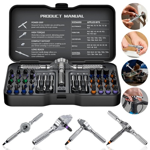 Handle ratchet screwdriver - t-handle,