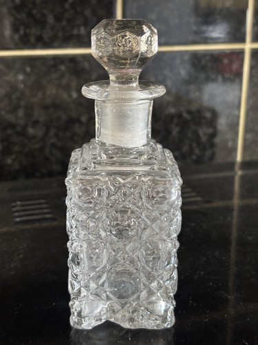 Vintage glass perfume - perfume, bottle