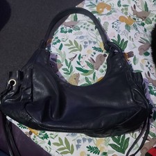 COCCINELLE BLACK LEATHER HANDBAG / SHOULDER BAG   (B3)