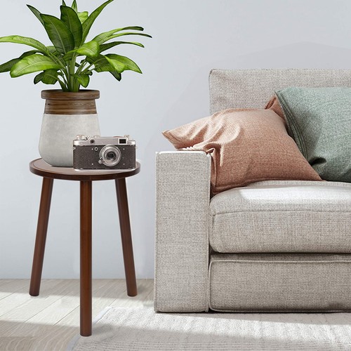 Wooden small round square side - small,