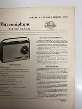 MARCONIPHONE 4106 PRTABLE