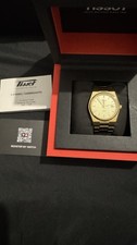 Tissot Men's PRX Watch Champagne Dial, Yellow Gold, 40mm, T1374103302100