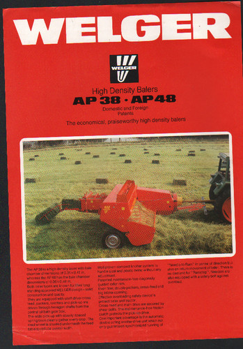 Welger and 48 - ap, high