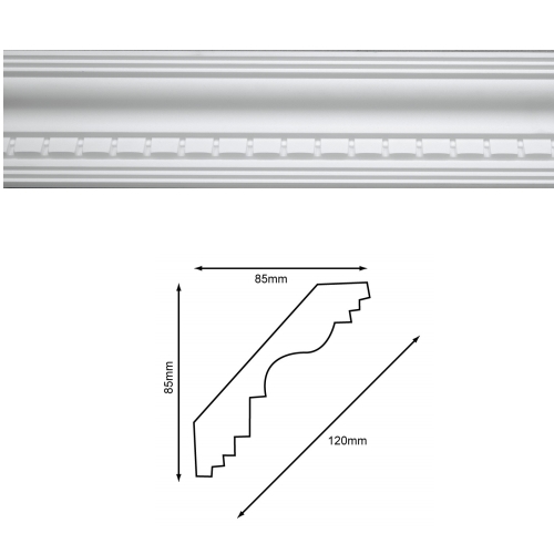 Sample coving cornice white - coving,