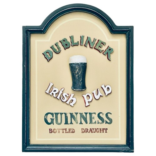 Guinness beer wooden sign - wooden,