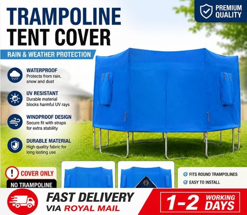 Round trampoline cover rain - cover,