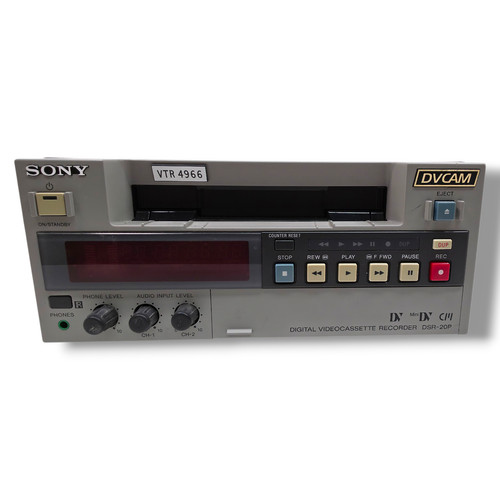 Sony dsr 20p - vcr, plays