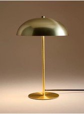 Gold Mushroom Stick Table Lamp