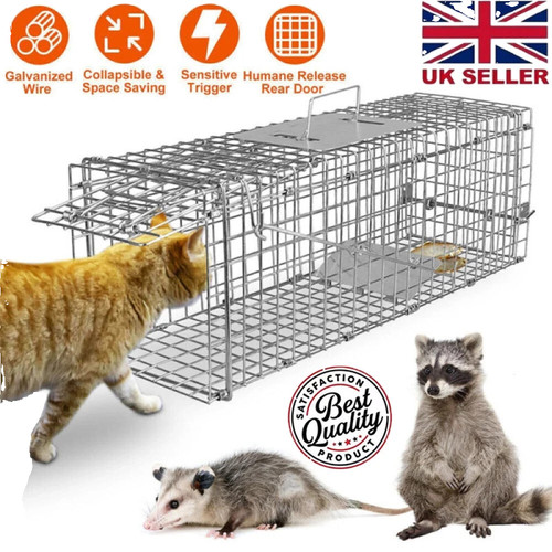 Large humane live animal trap - live,
