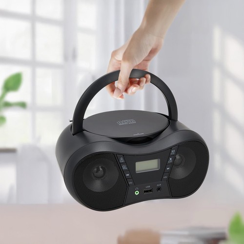 Portable player boombox fm - player,