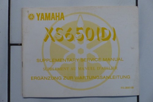 Yamaha 650 supplement - yamaha, xs