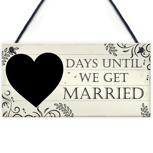 Wedding countdown chalkboard - wedding,