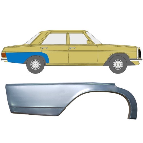 Rear wing repair panel - , for