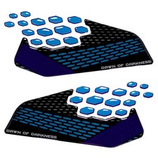 Knee Pads Motorcycle Icon Blue