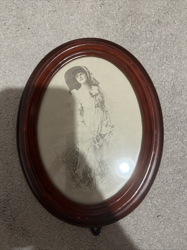 Vintage oval photo - oval,