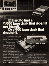 vtg 70s MAXELL CASSETTE TAPES