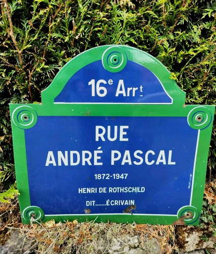 Vintage french enamel paris - vintage,