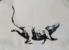 Banksy 'Rat' Genuine Screen Print GDP Gross Domestic Product