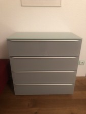 Hülsta Metis High Gloss Chest of Drawers Grey