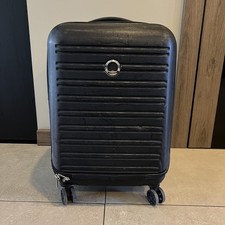 DELSEY PAIRS Black Segur 2.0 4 Roll Spinner Cabin Trolley Hand-luggage 54cm, TSA