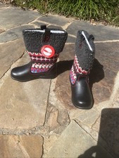 New Pediped Flex Sz 26 (9-9.5 US) Kacie Leather Fleece Boots