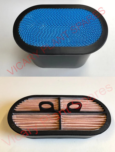 Air filter set jcb - part, no