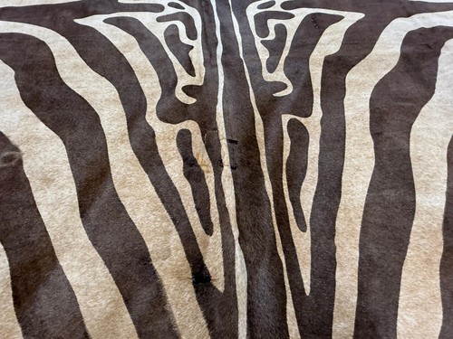 Cowhide rug huge zebra - huge,